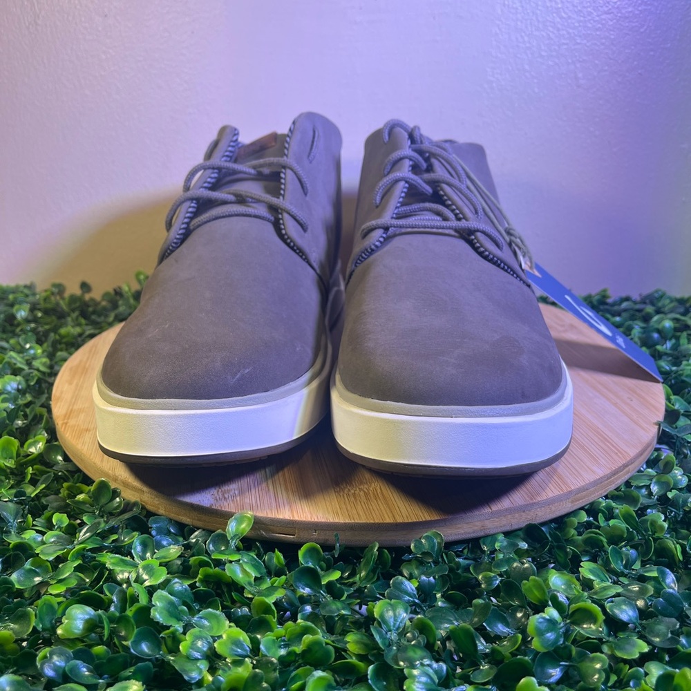 🔥 NEW OLUKAI PAPAKU ILLI CHUKKA BOOT MUSTANG NUBUCK LEATHER WATERPROOF MEN SZ 12 - Picture 3 of 10